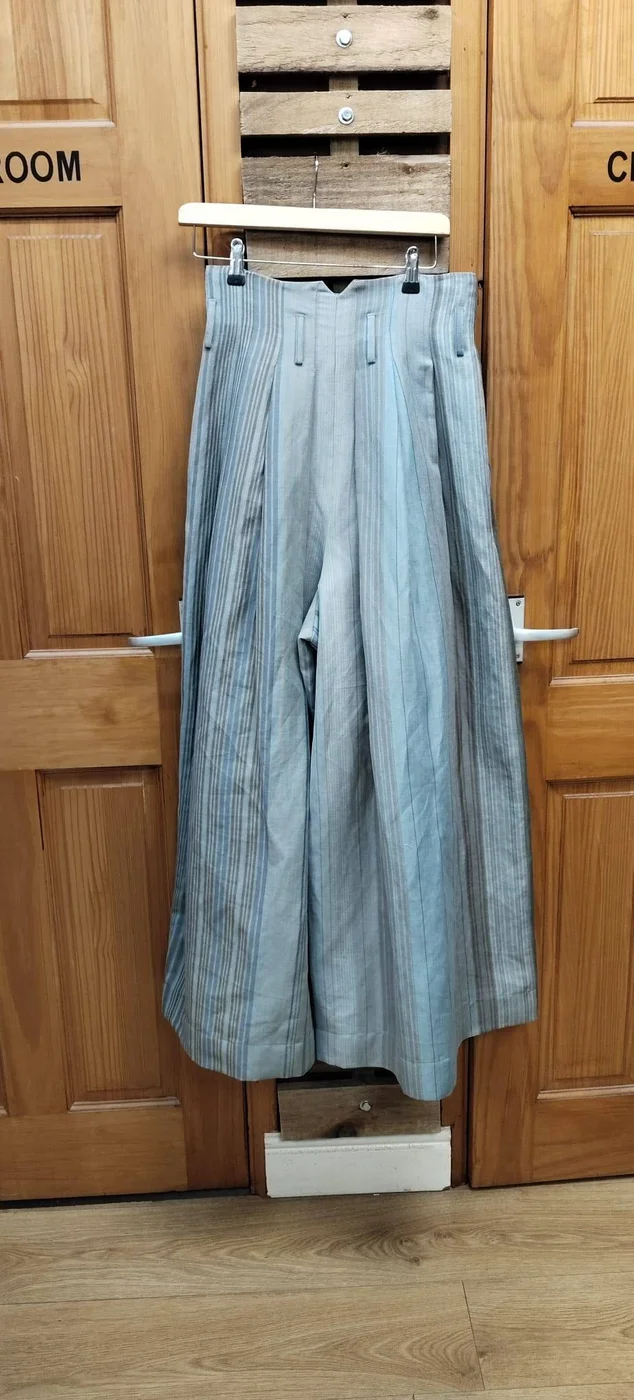 Striped palazzo trousers handled by Openfit