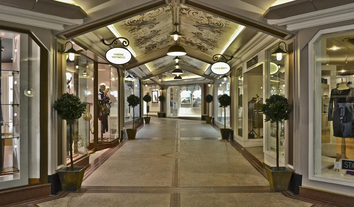 Flying Horse Walk boutique arcade, Nottingham city centre
